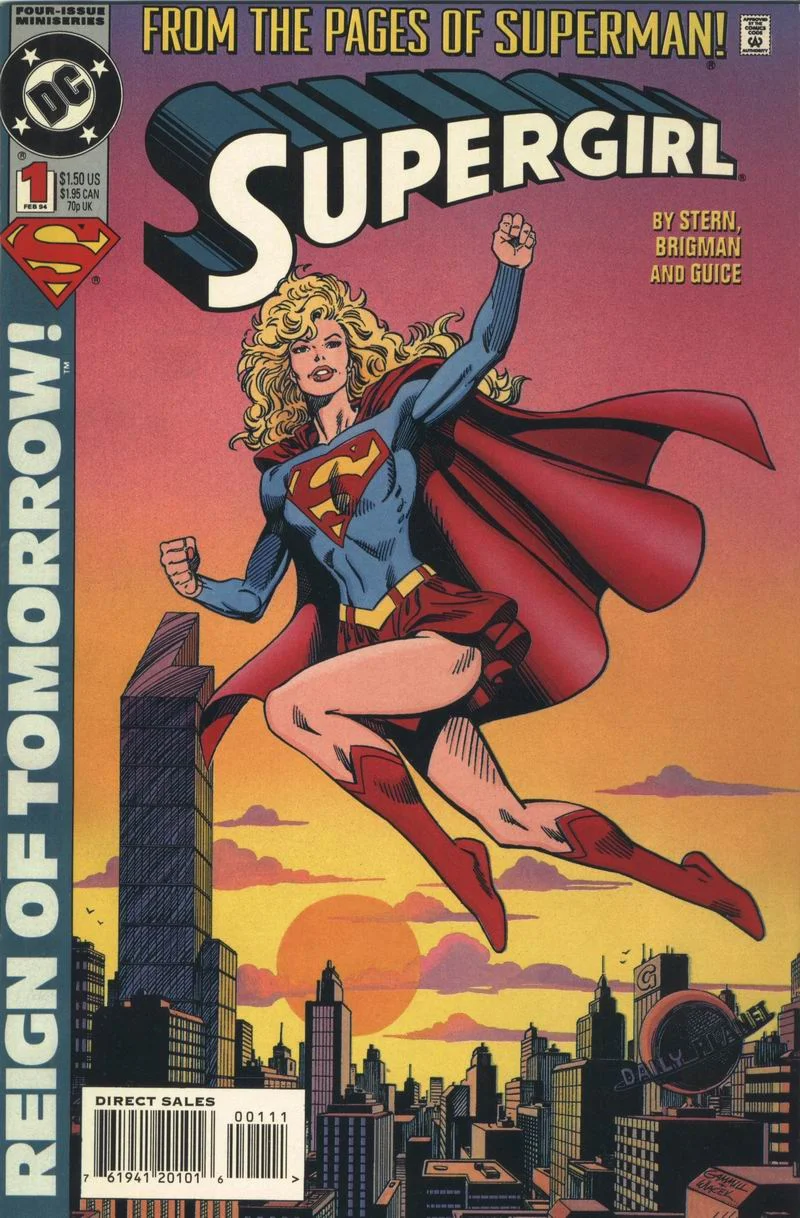 Supergirl (1994) #1, cover penciled by Kerry Gammill & inked by Bob Wiacek.