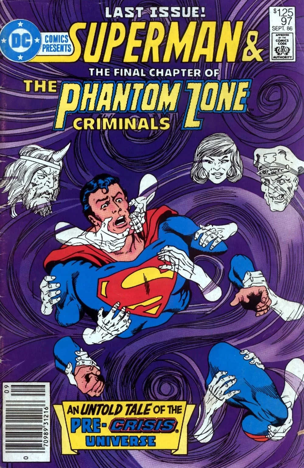 DC Comics Presents (1978) #97, cover penciled by Rick Veitch & inked by Bob Smith.