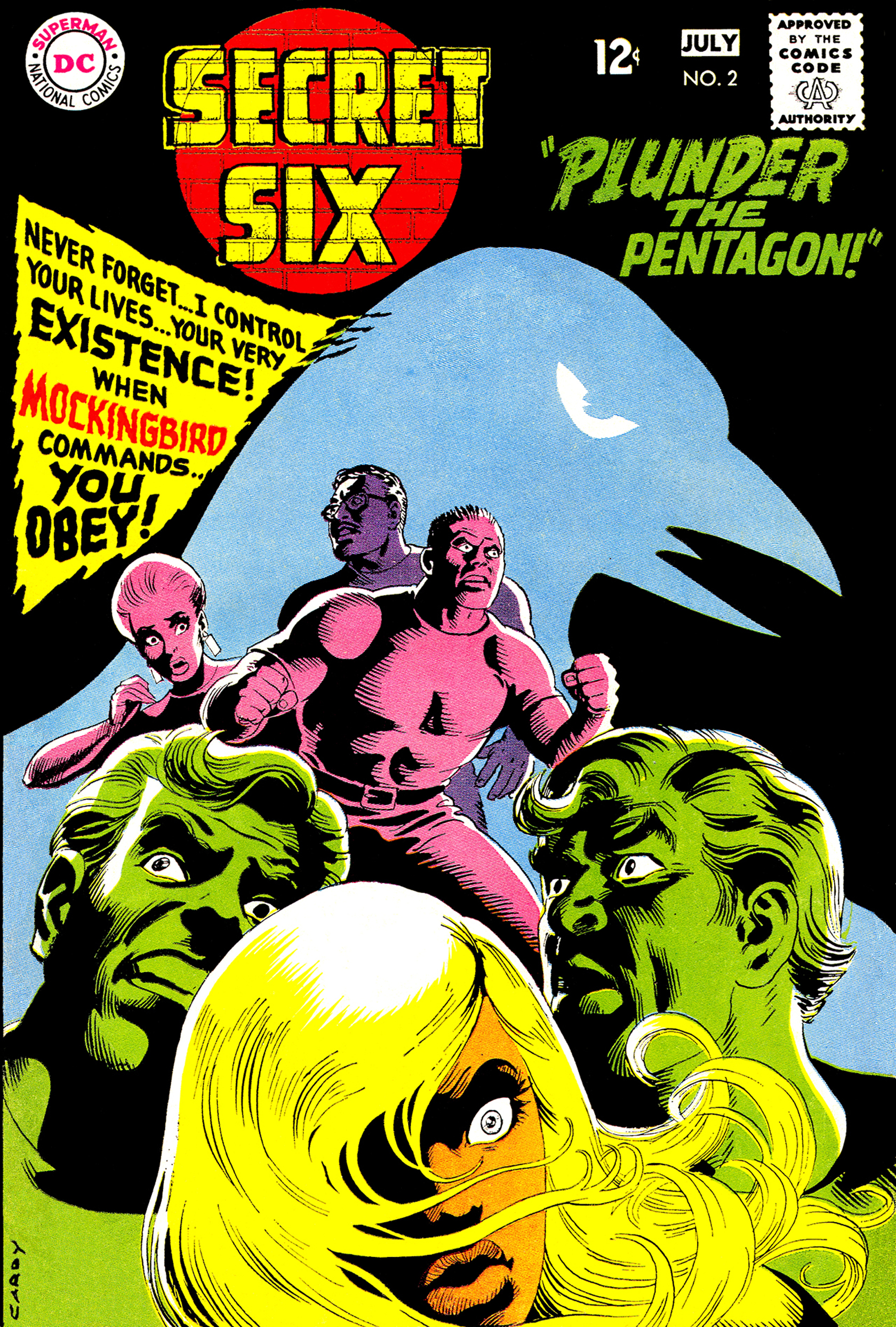 Secret Six (1968) #2, cover by Nick Cardy.
