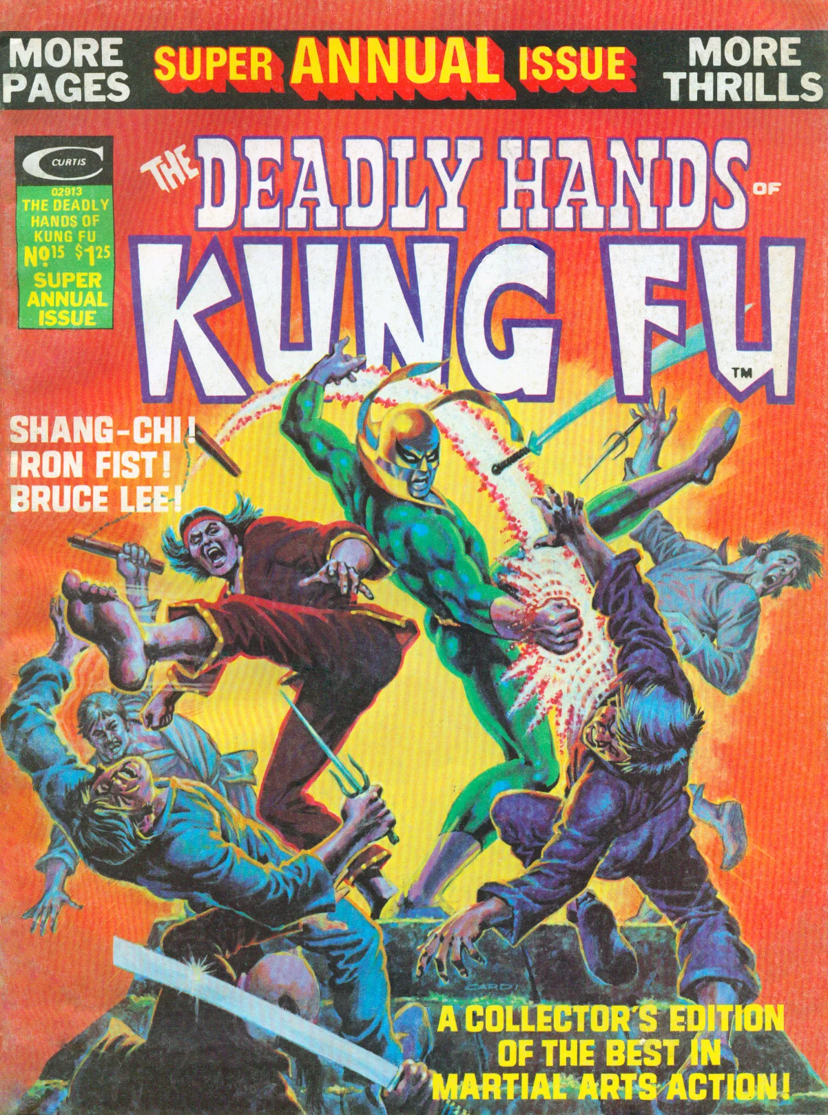Deadly Hands of Kung-Fu (1974) #15, cover by Nick Cardy.