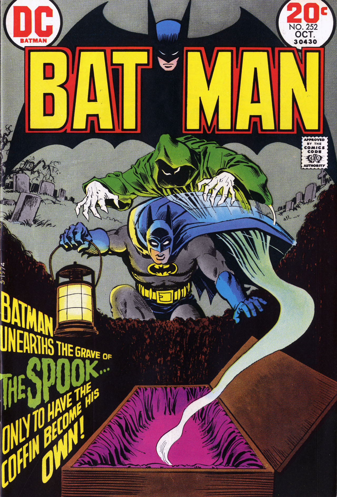 Batman (1940) #208, cover by Nick Cardy.