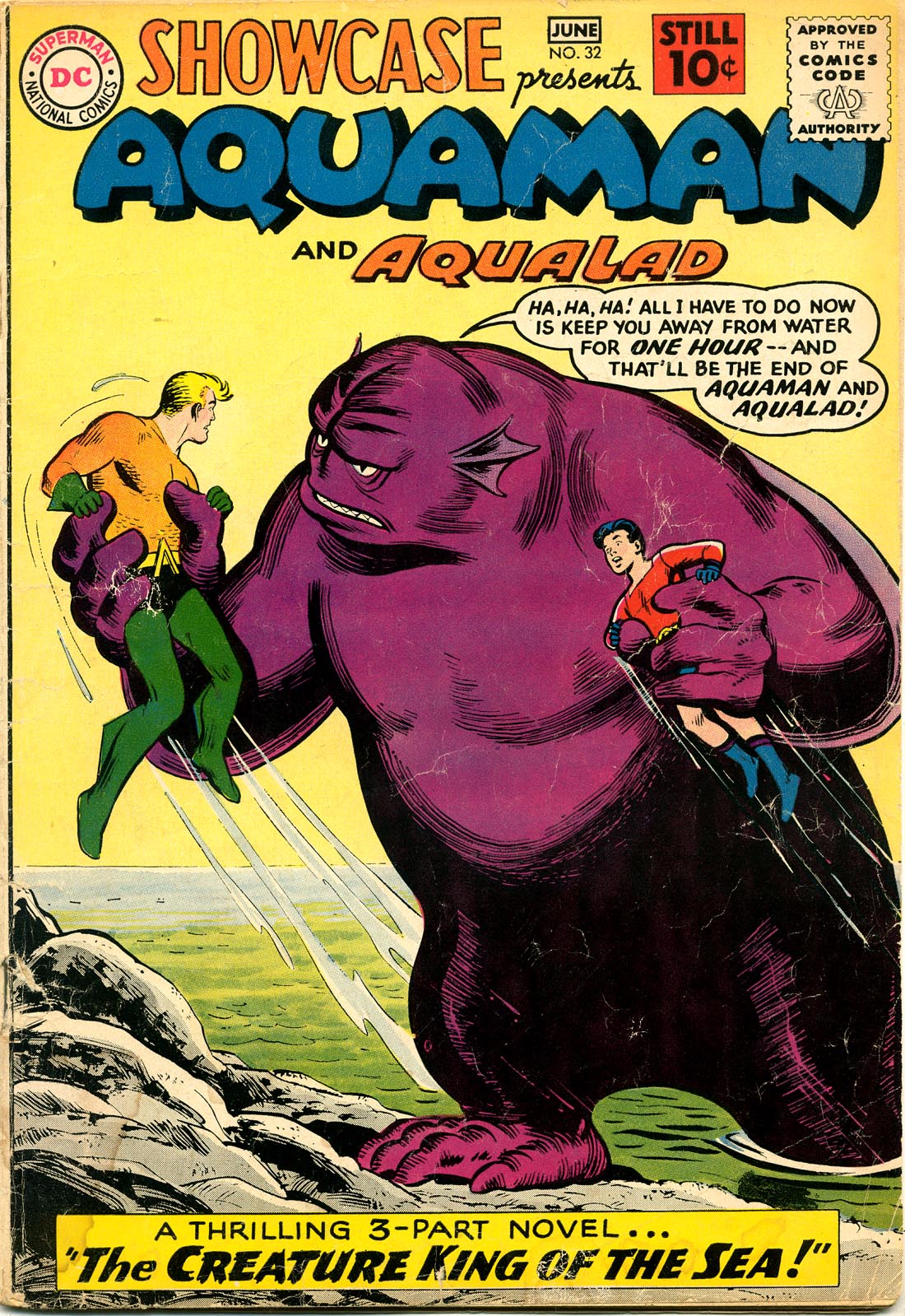 Showcase (1956) #32, cover by Nick Cardy.