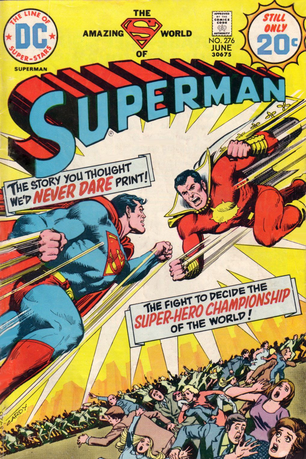 Superman (1939) #276, cover by Nick Cardy.