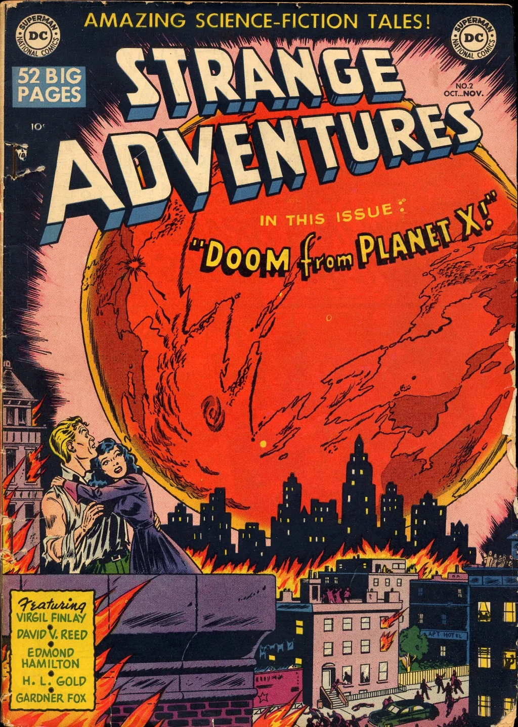 Strange Adventures (1950) #2, cover penciled by Jim Mooney & inked by Sy Barry.
