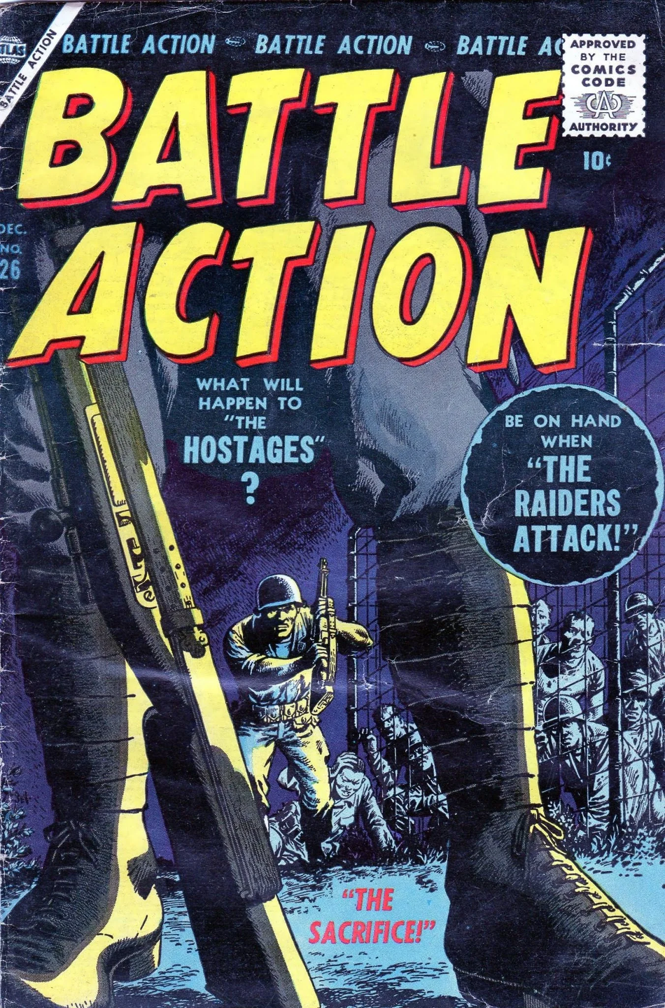 Battle Action (1952) #26, cover by John Severin.