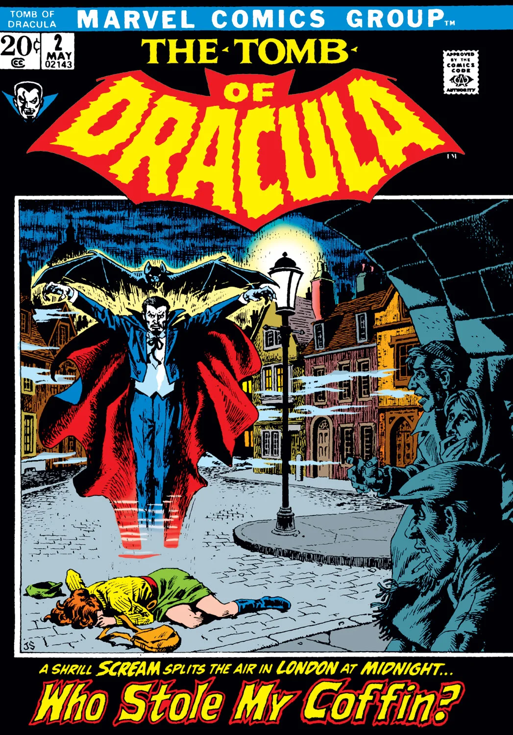 Tomb of Dracula (1972) #2, cover by John Severin.