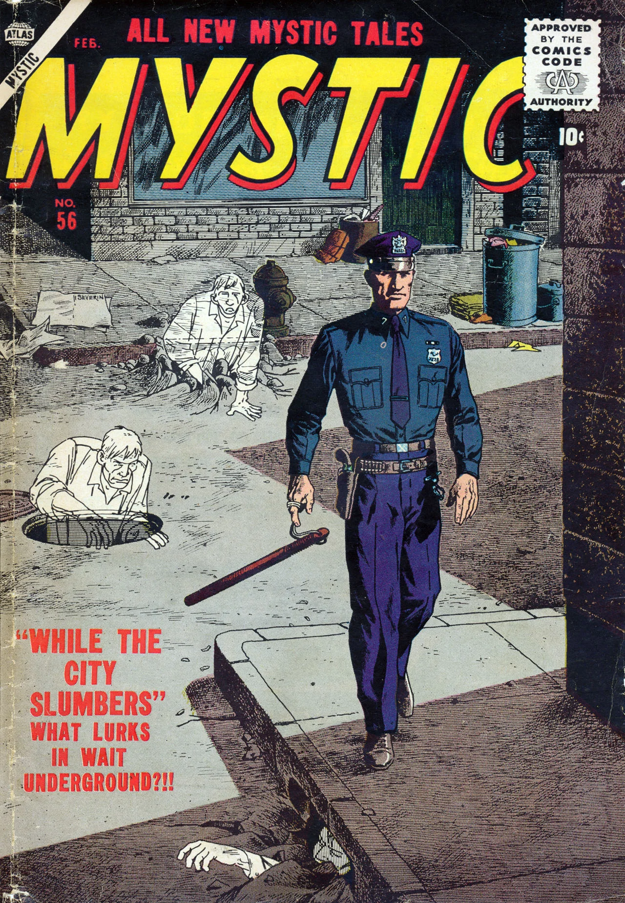 Mystic (1951) #56, cover by John Severin.