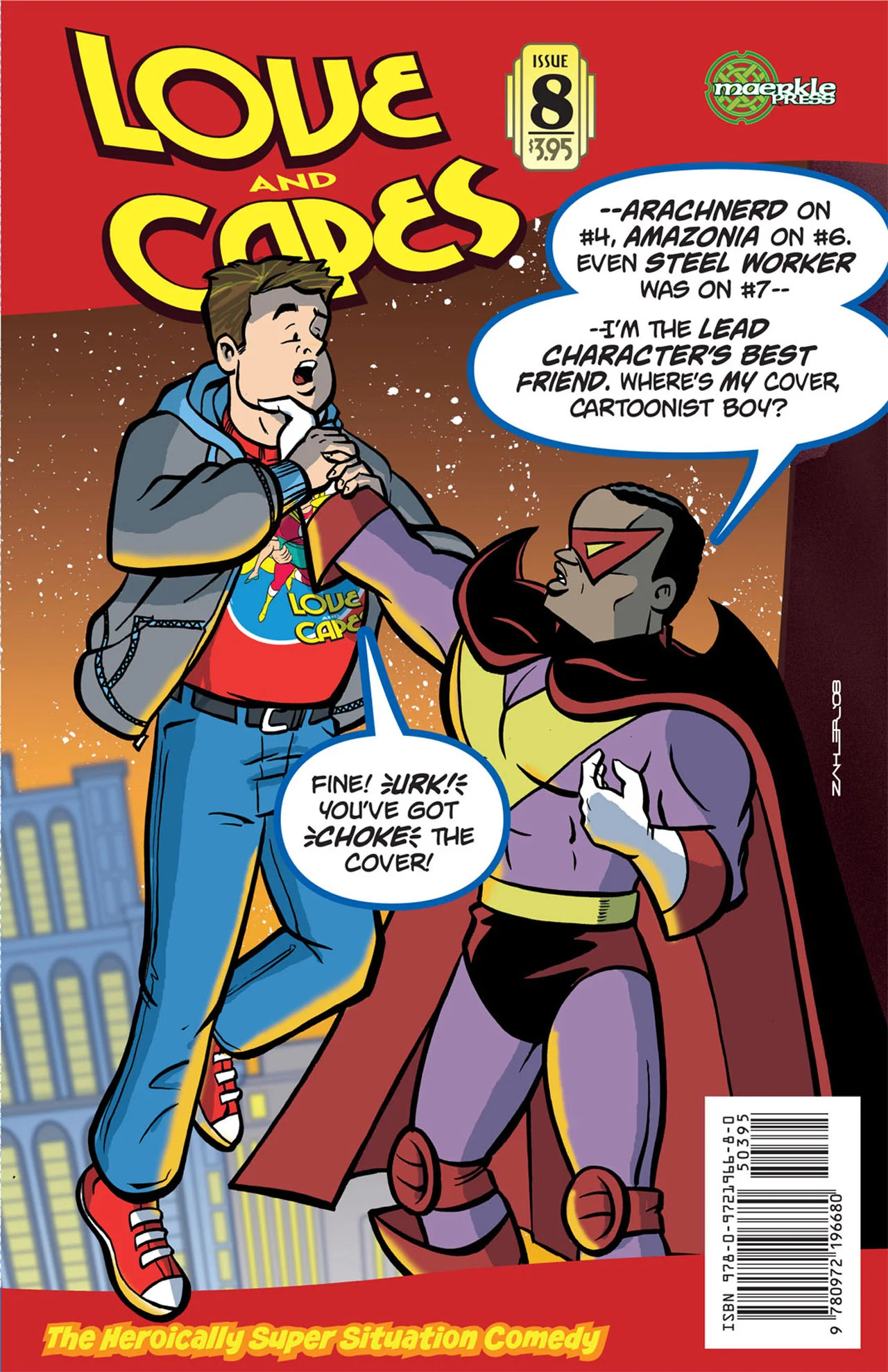 Love and Capes (2006) #8 by Thom Zahler.