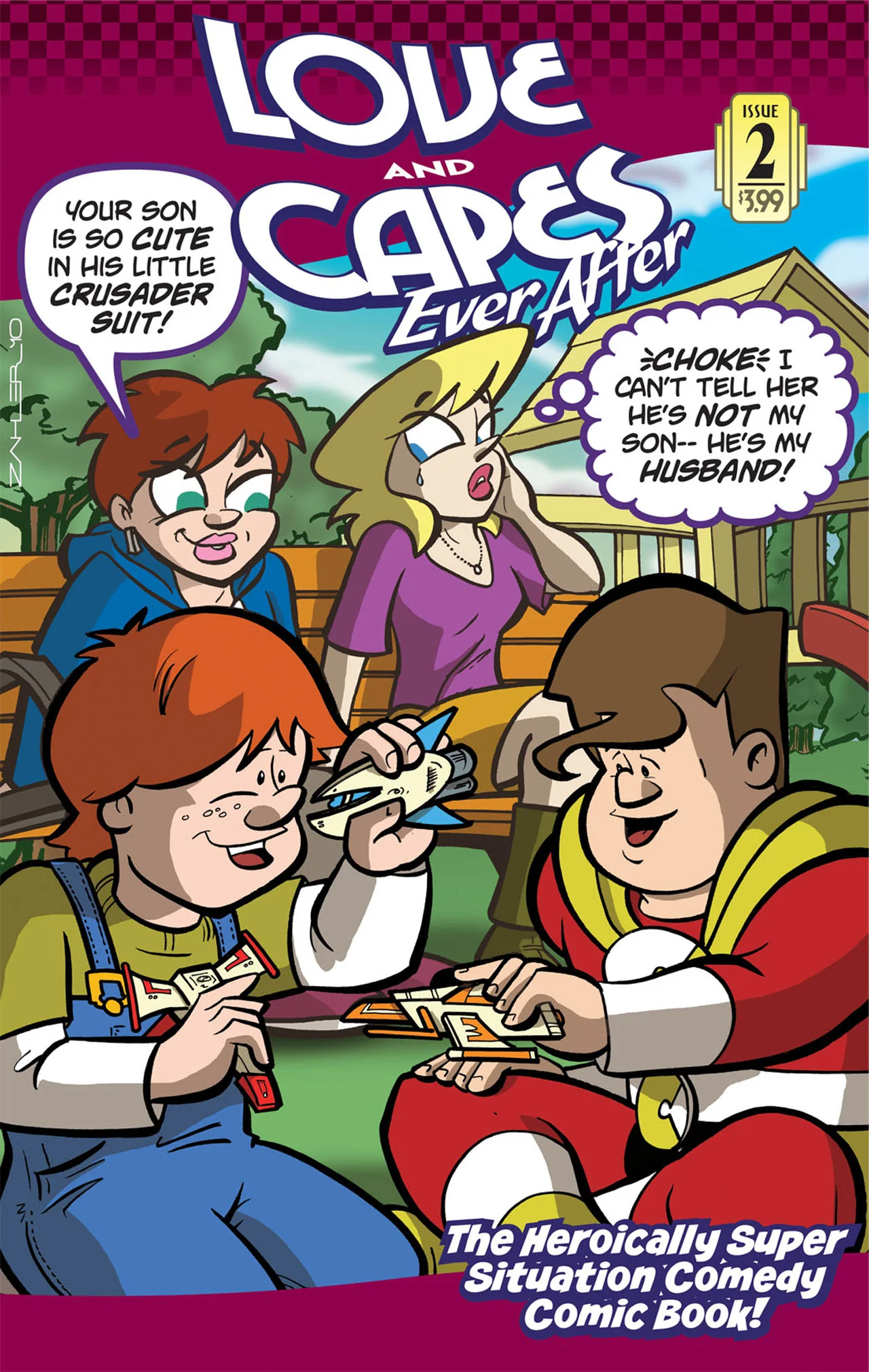 Love and Capes: Ever After (2011) #2 by Thom Zahler.