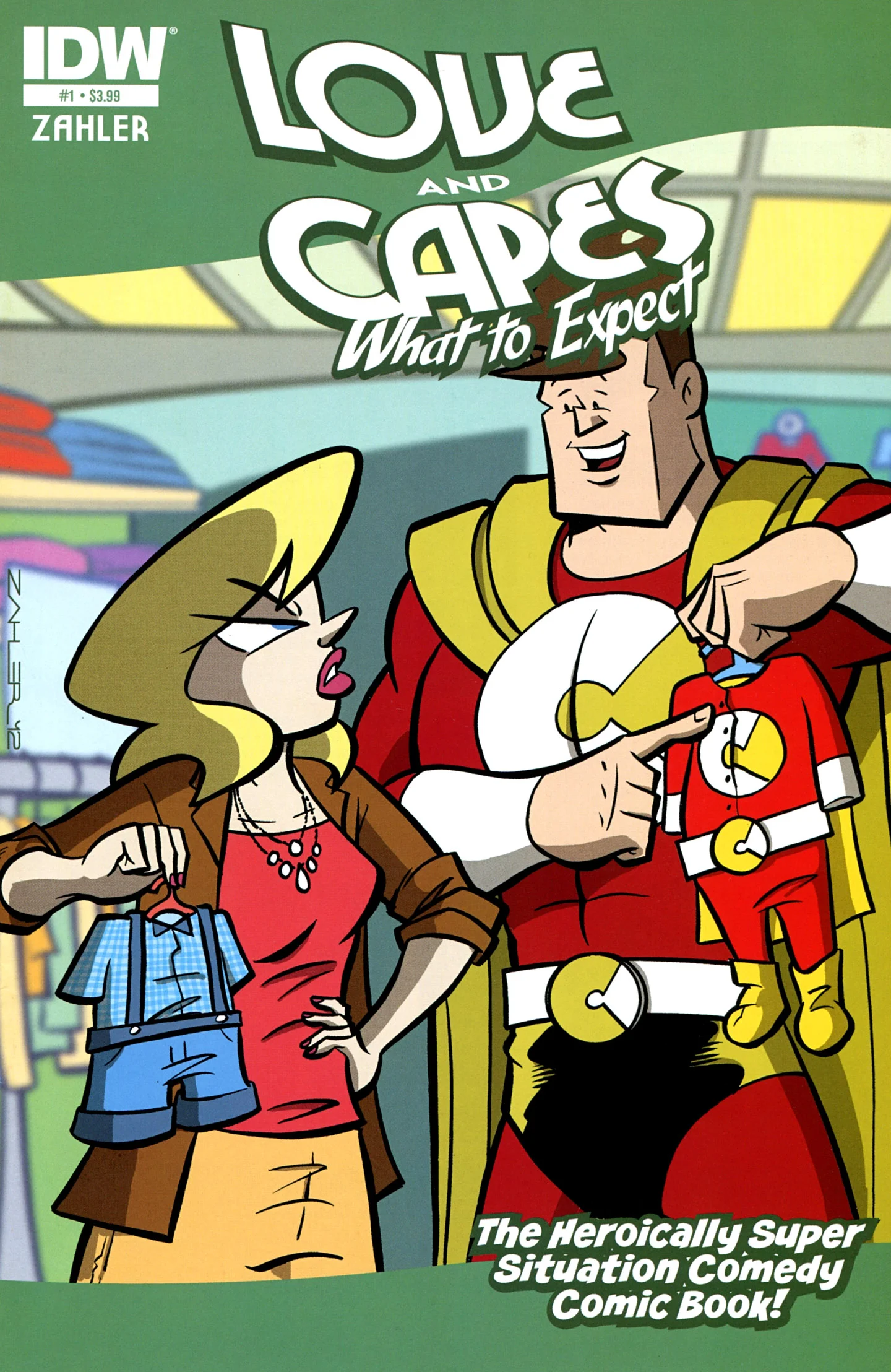 Love and Capes: What To Expect (2012) #1 by Thom Zahler.