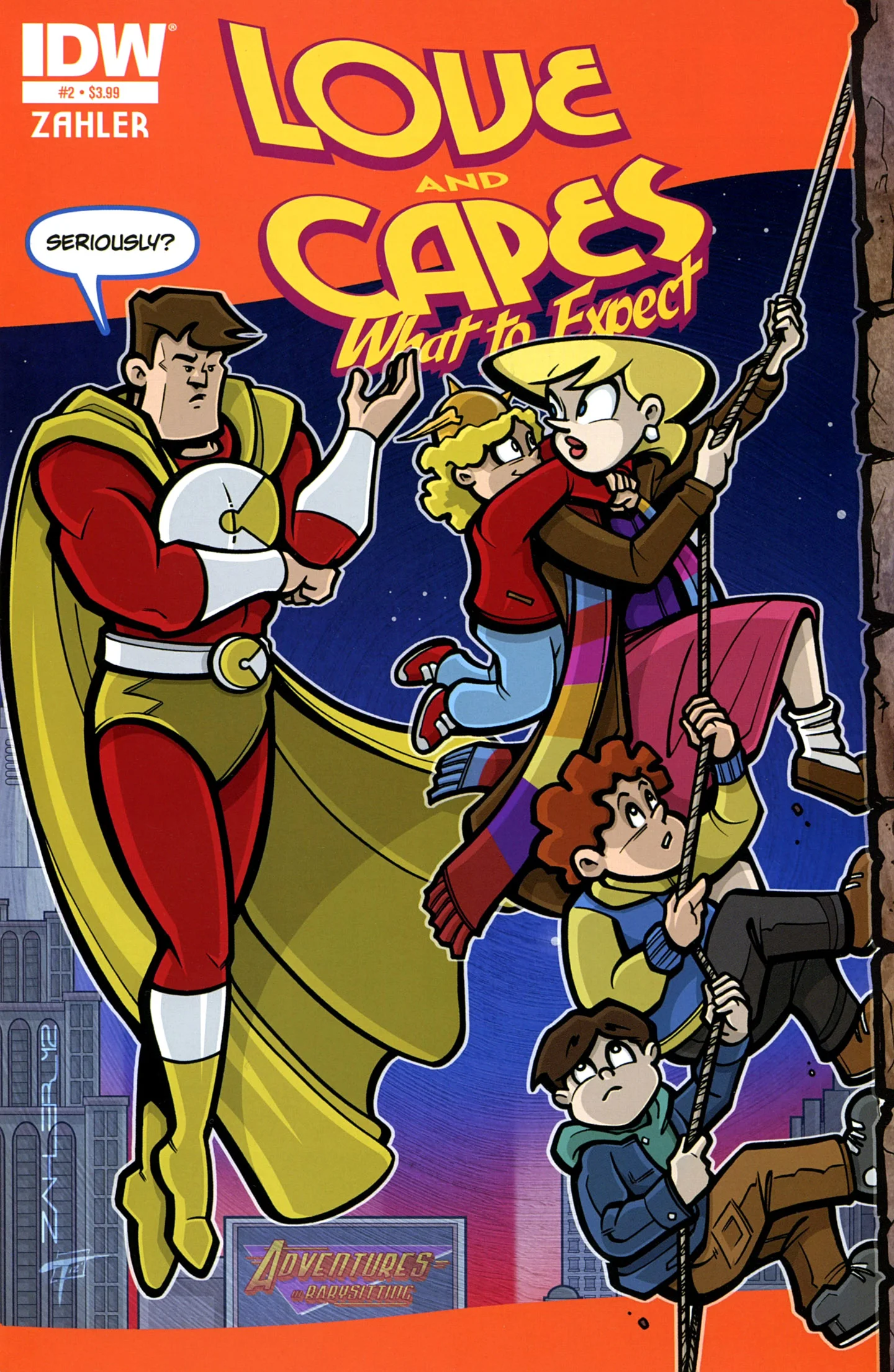 Love and Capes: What To Expect (2012) #2 by Thom Zahler.
