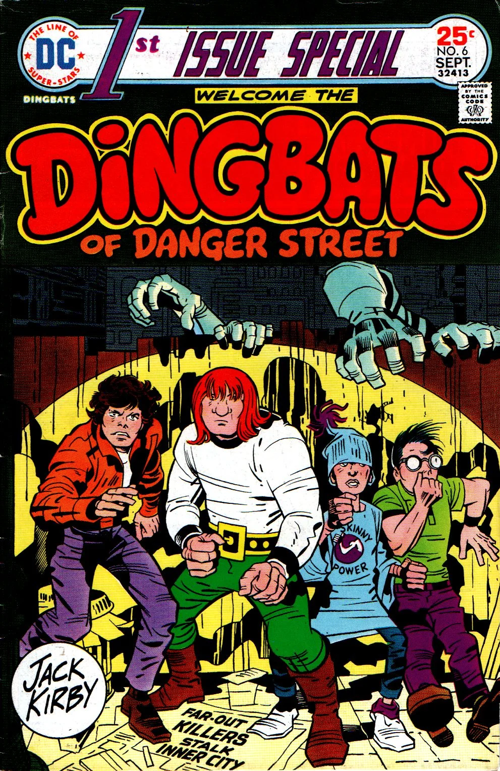 1st Issue Special (1975) #6, cover penciled by Jack Kirby & inked by Mike Royer.