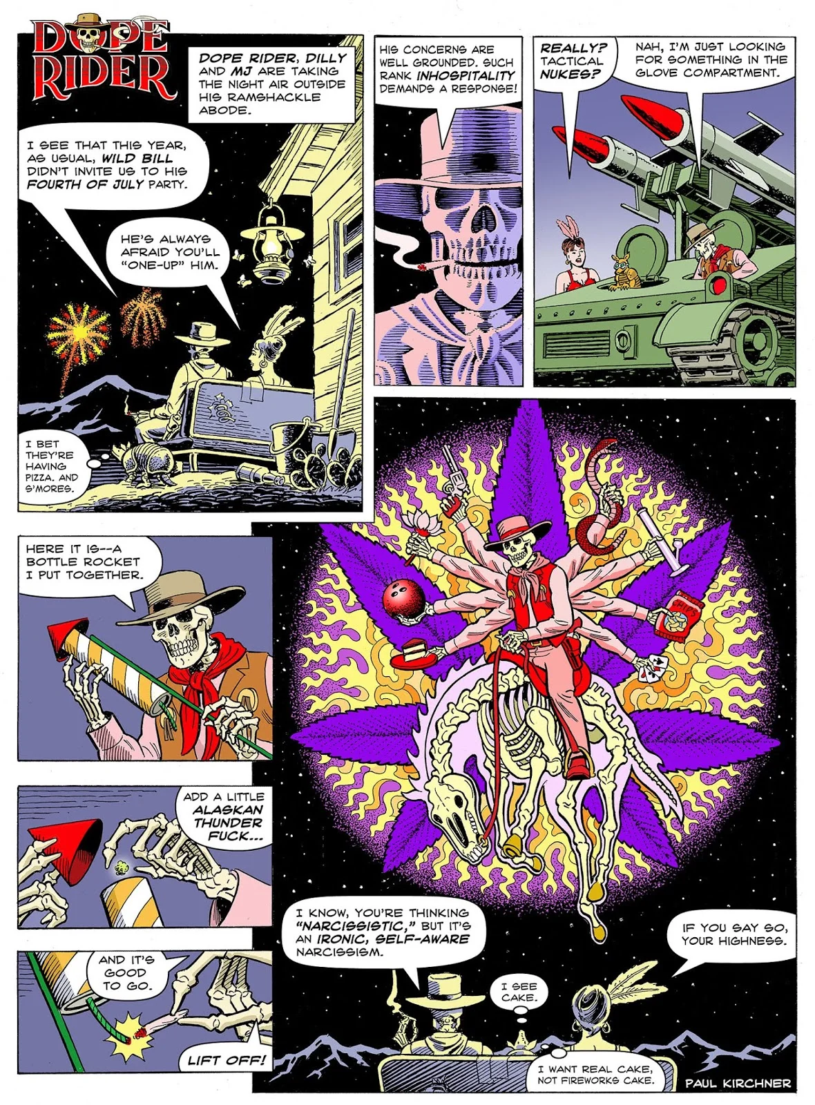 Dope Rider: Fireworks, by Paul Kirchner