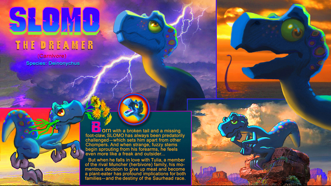 Slomo from Saur Heads by Cary Bates & Joe Barney.