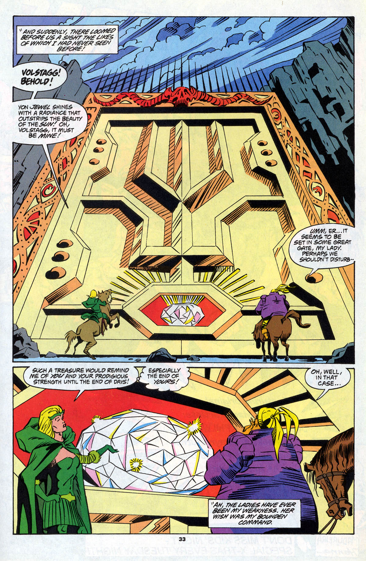 Marvel Super Heroes (1990) #15 pg 33, penciled by Joe Barney & inked by Frank Turner.