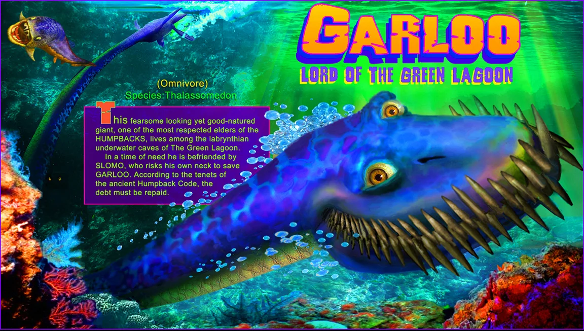 Garloo from Saur Heads by Cary Bates & Joe Barney.