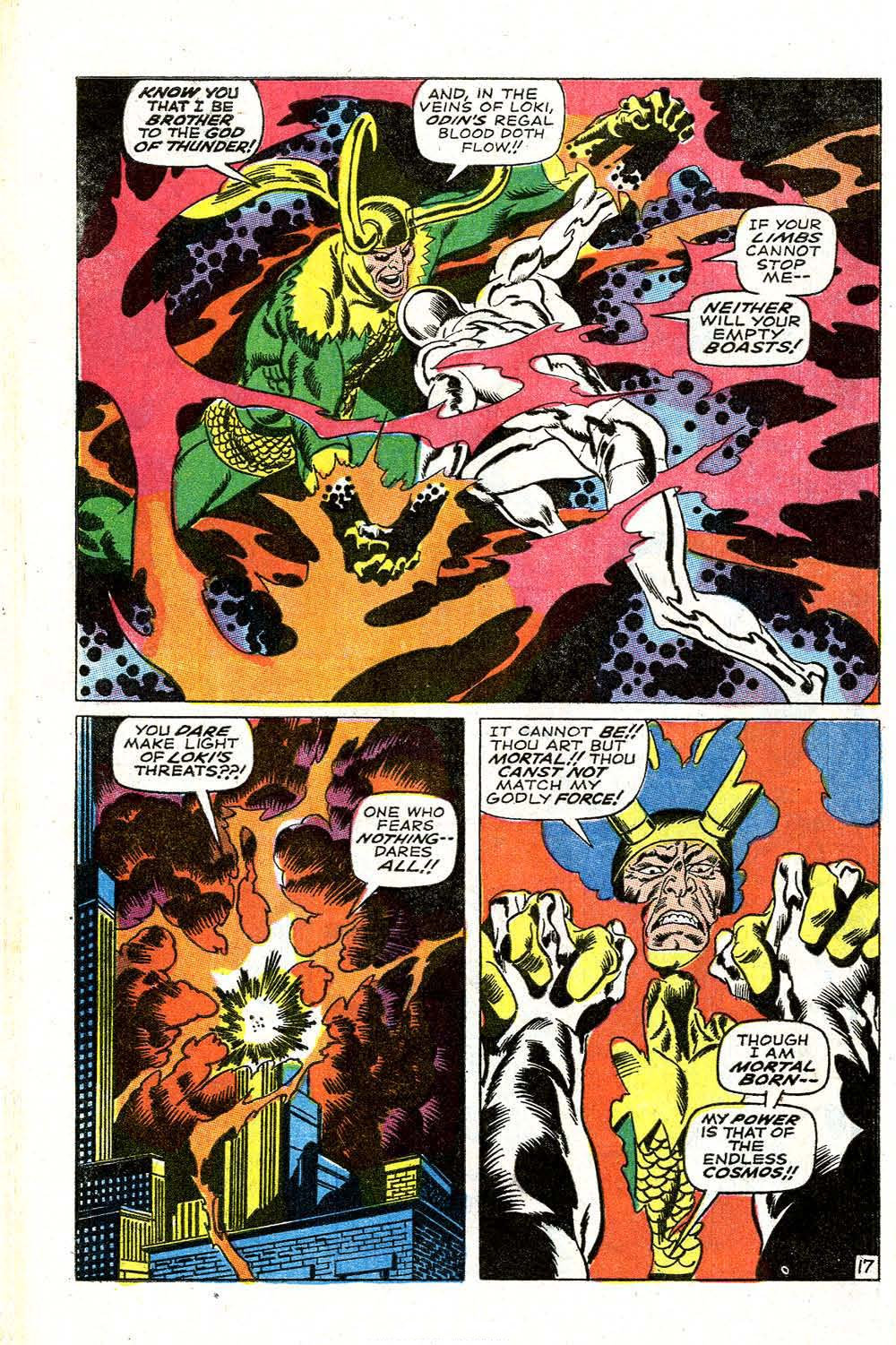 Silver Surfer (1968) #4 pg20, penciled by John Buscema & inked by Sal Buscema.