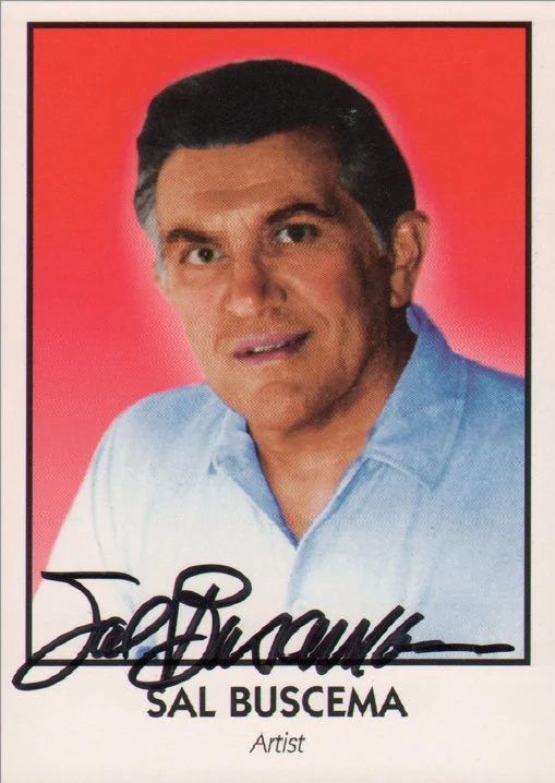 Sal Buscema 1992 Creator Trading Card (signed)