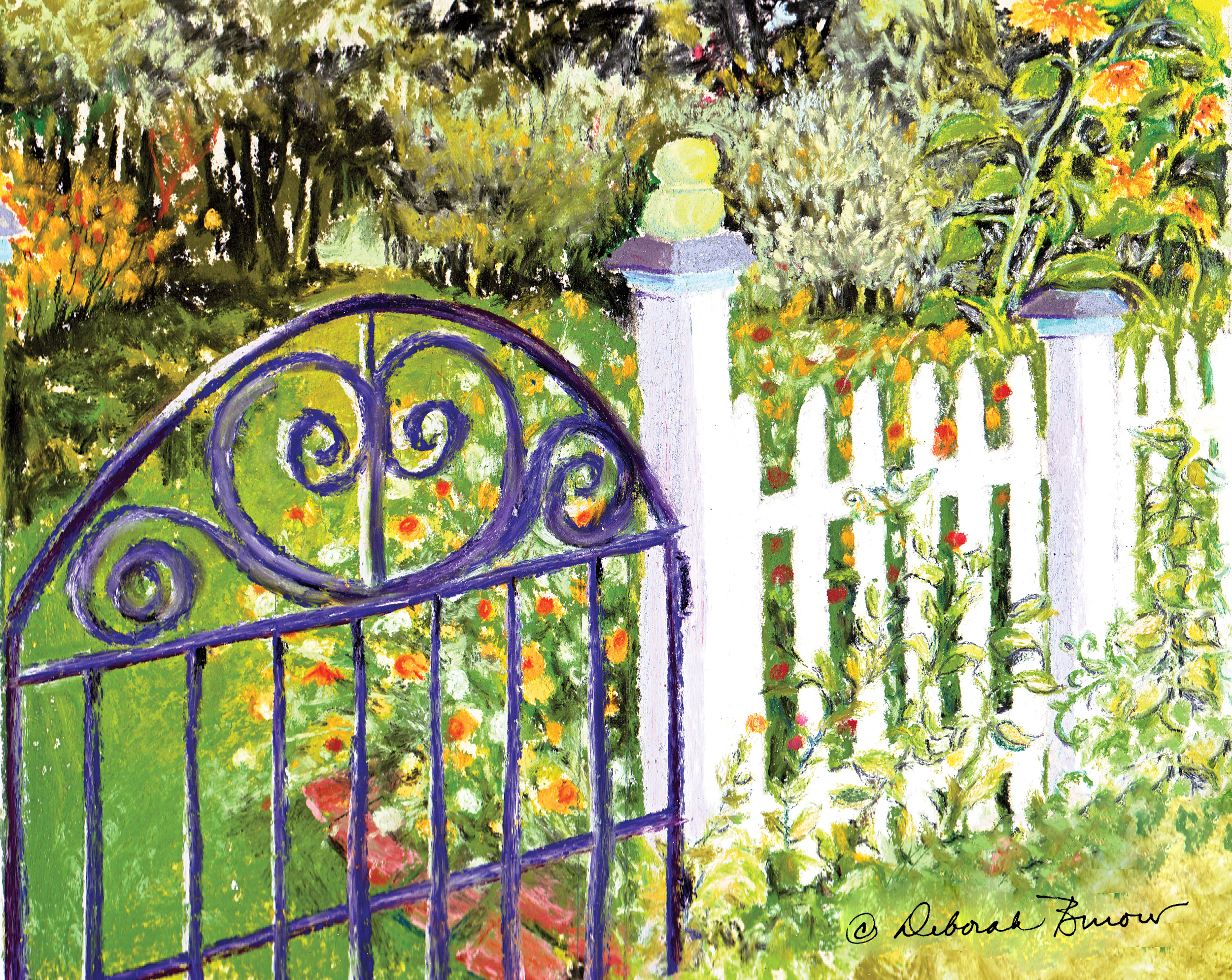 Purple Garden Gate