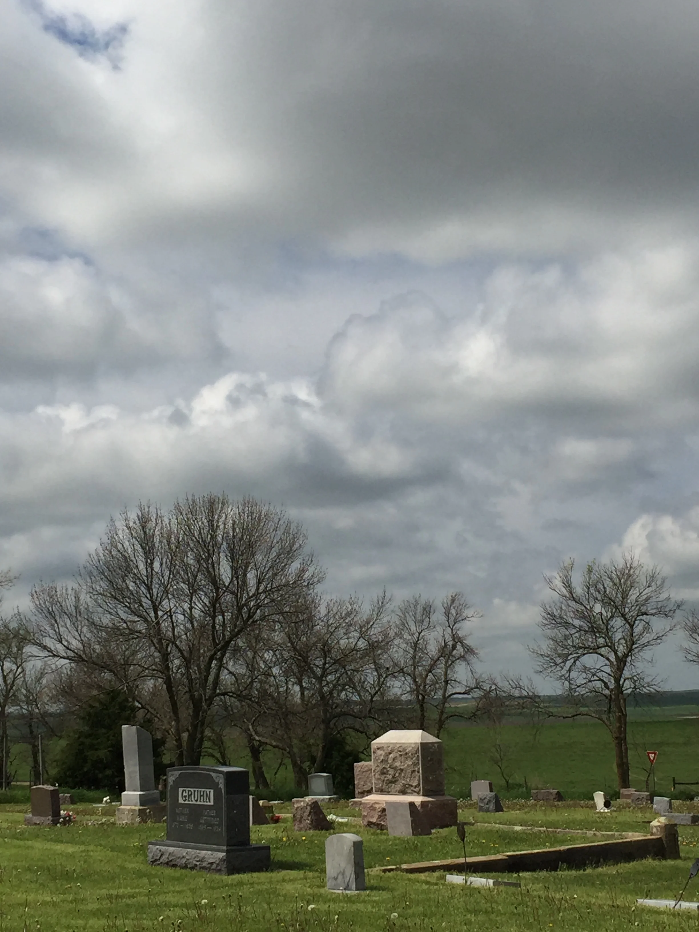 A perfect day for home-going. Warm, sunny, clouds gently rolling in, spring spilling over the countryside. The air smells deliciously of grass, and flowers, and trees, and country. There is nothing quite like it.