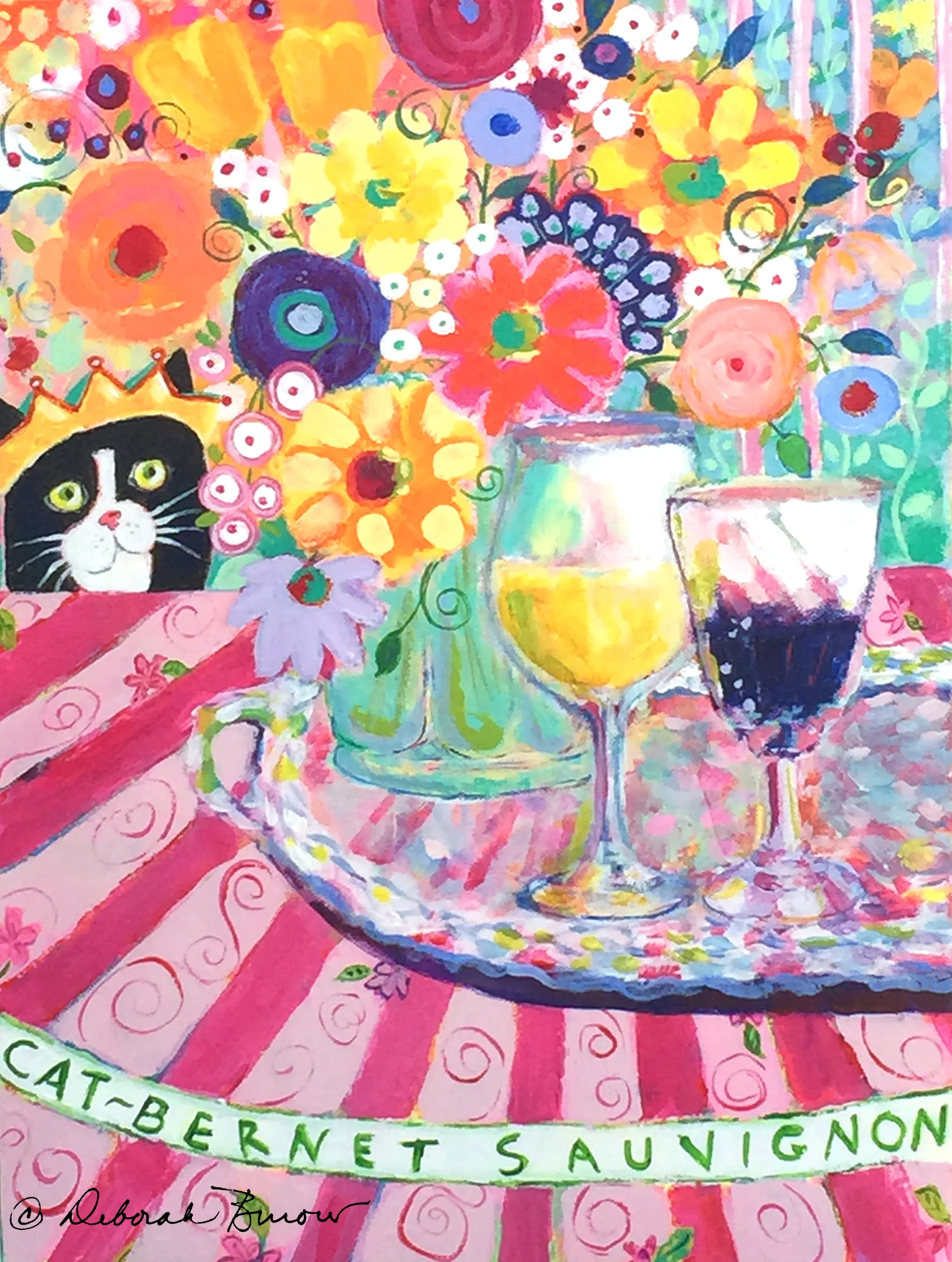 "Cat-Bernet Sauvignon"