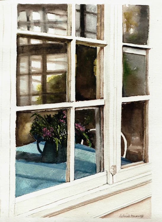 "Inn Window" SOLD, Fine Art Prints are available on SHOP PRINTS 
