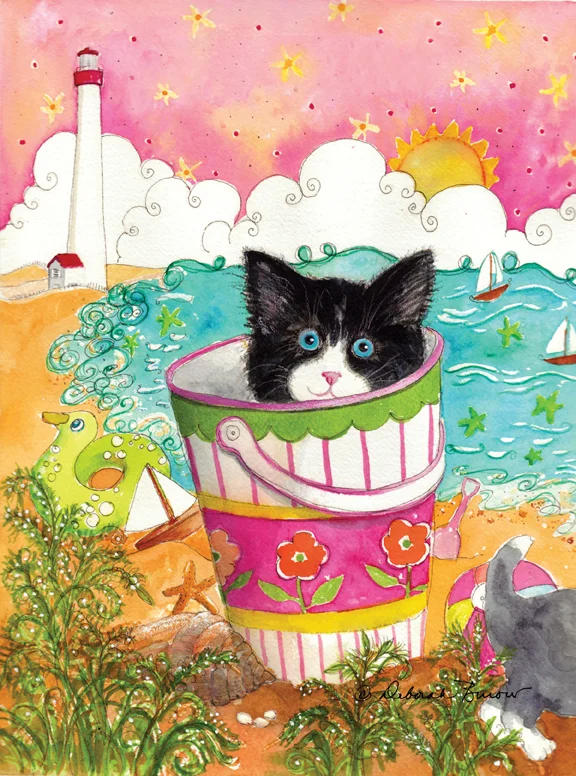 "Cat in a Pail"