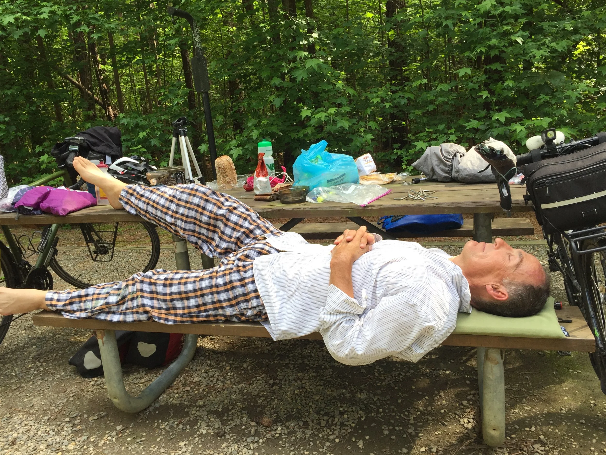 Dave napped.