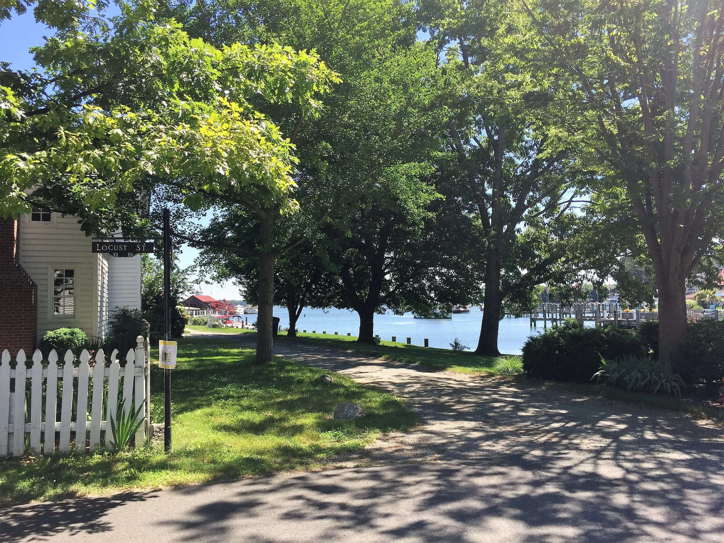 This could be your view from your front porch if you life at the cornier of Locust and Carpenter.