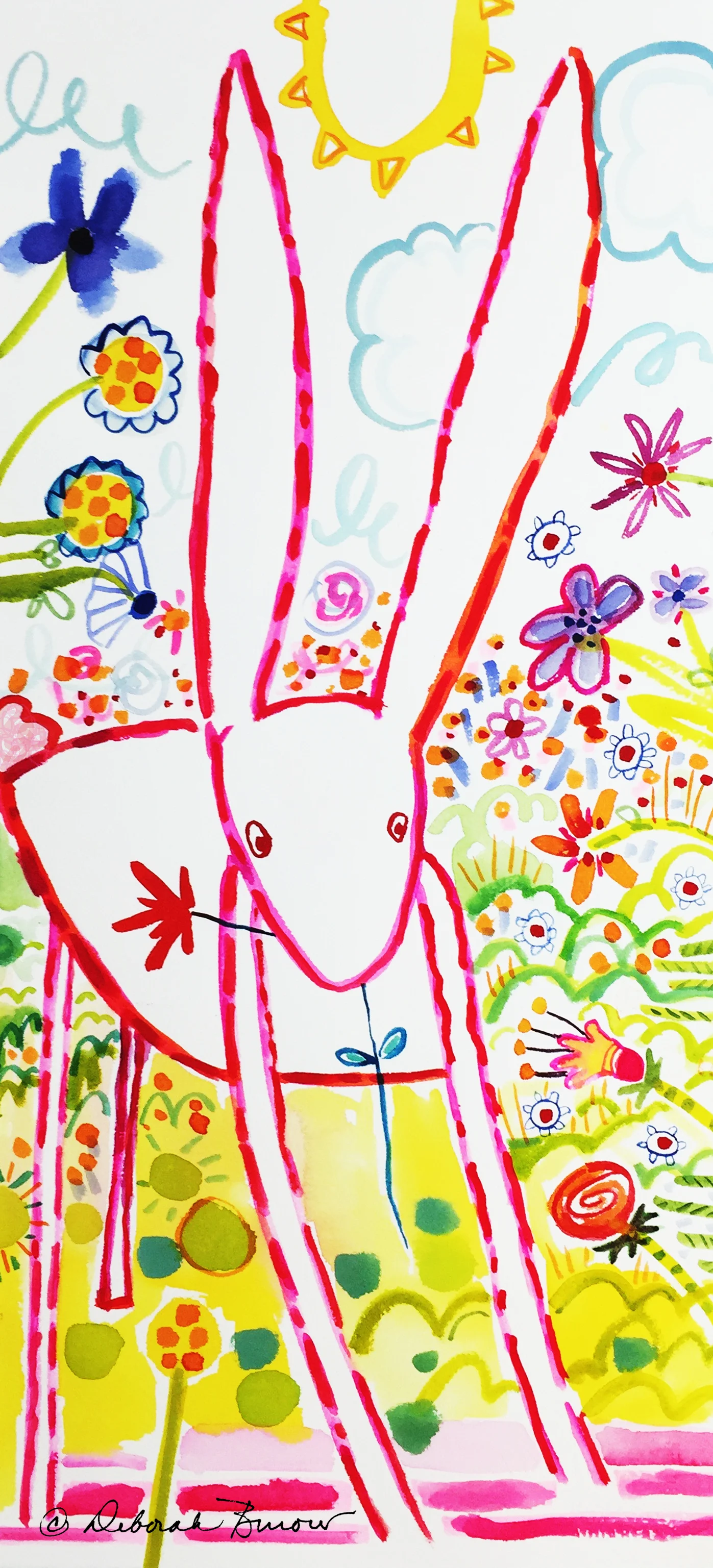 PINK RABBIT 22 x 10 w SIG.jpg
