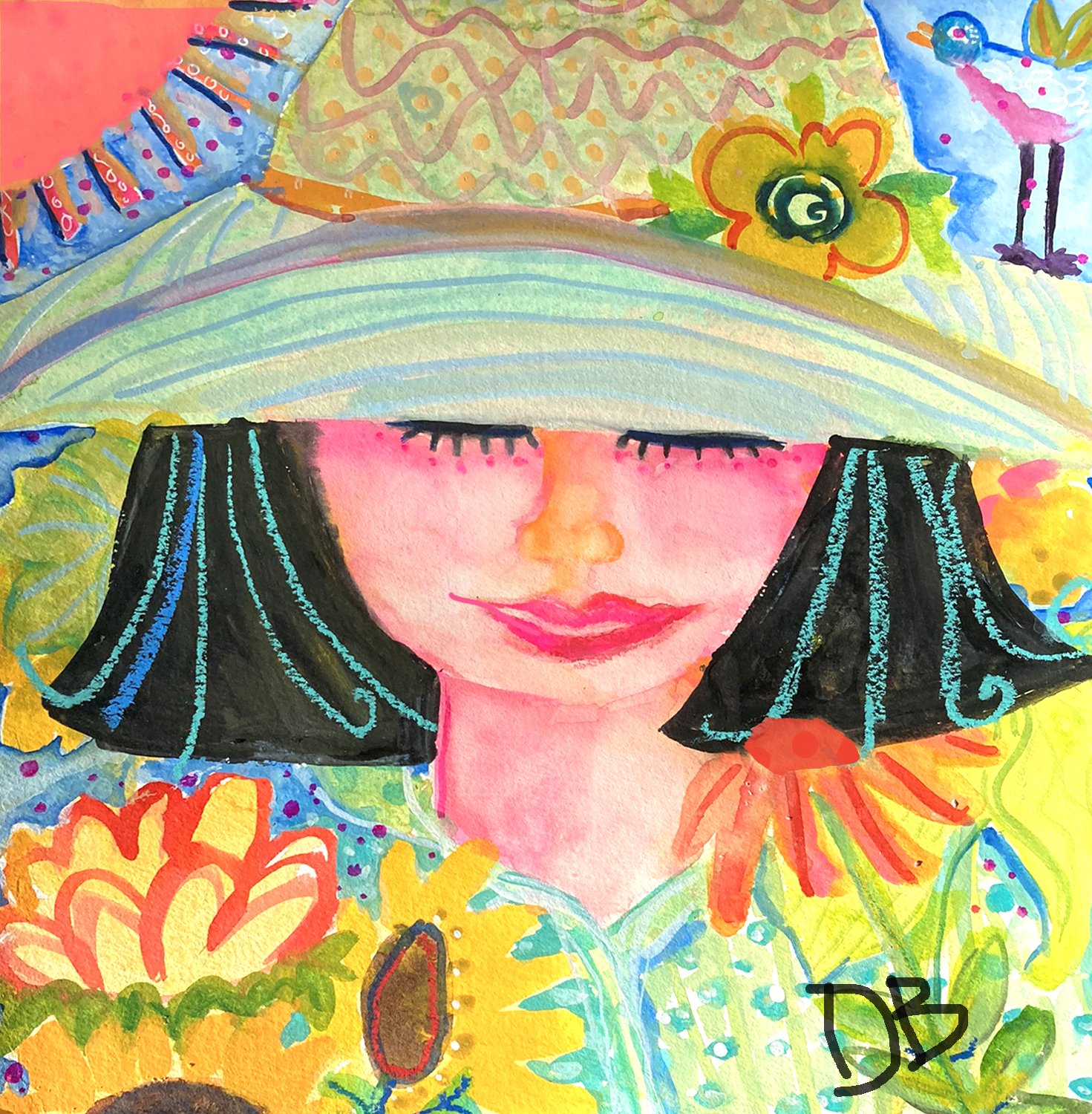 SUN HAT GIRL