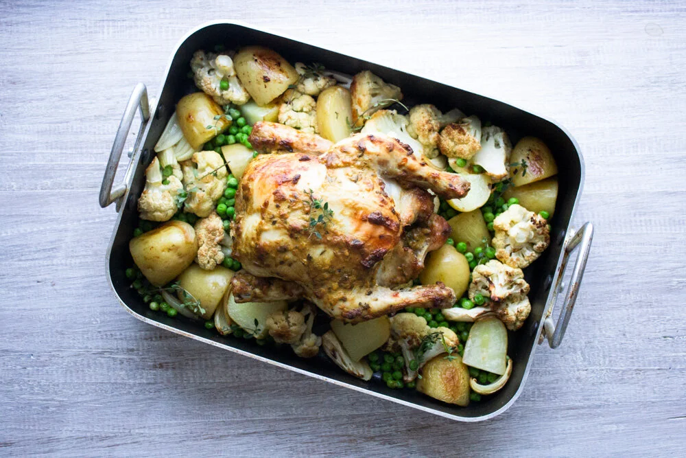 One Tray Roast Chicken &amp; Potatoes