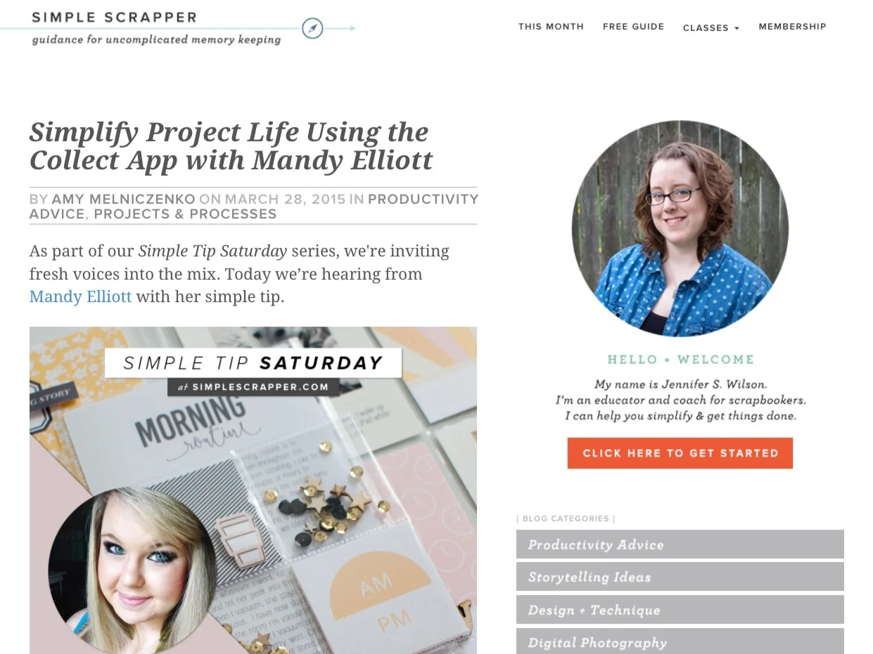 Guest Blogging at SimpleScrapper.com