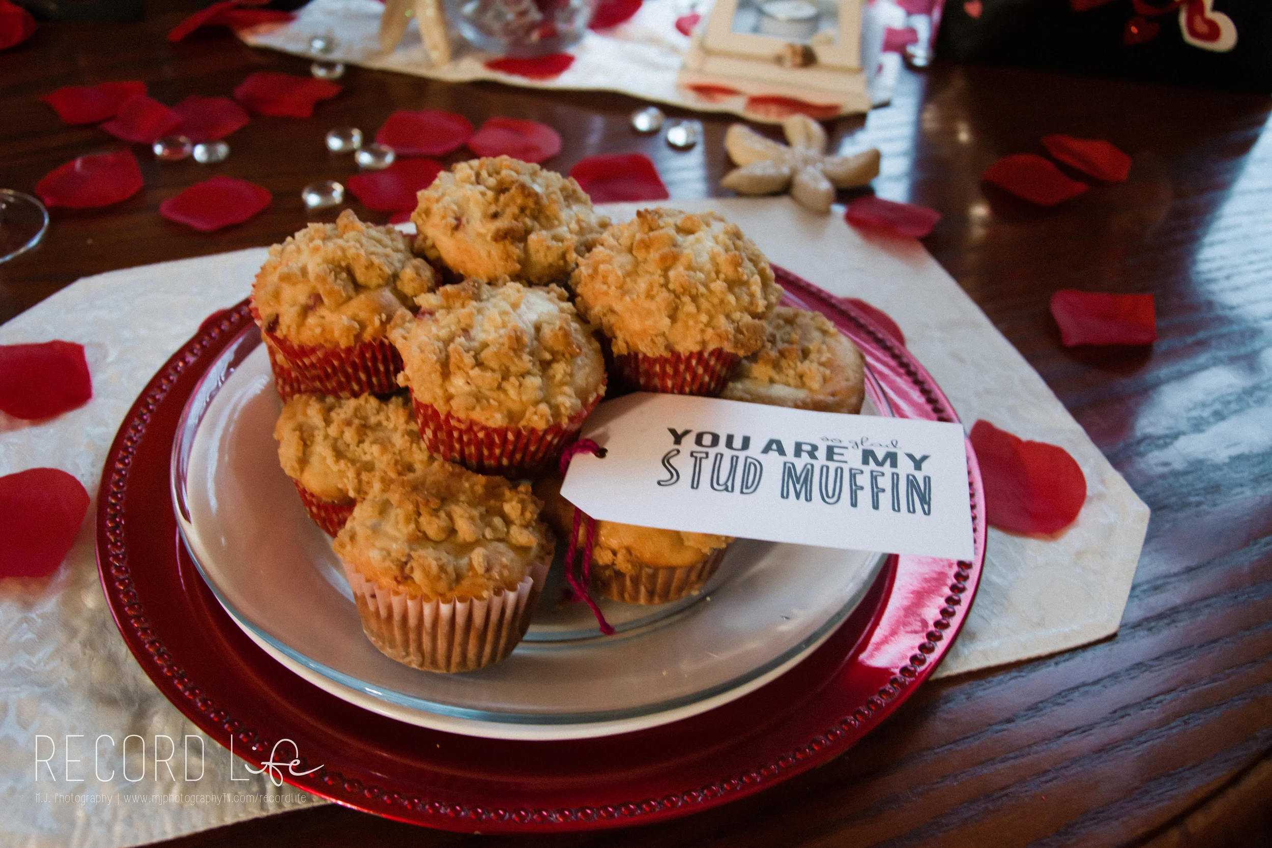 Happy Valetine's Day Idea - Pinterest Inspired Stud Muffin Breakfast for Him