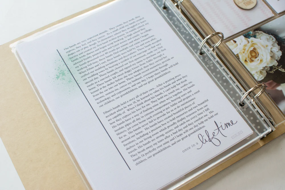 #1000WordStory Challenge by Marmalade Mementos | Incorporation Words Into Your Scrapbooks