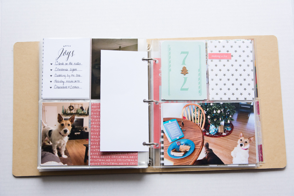 2015 December Daily® | A 6x8 Pocket Page Holiday pocket page scrapbook by Turquoise Avenue