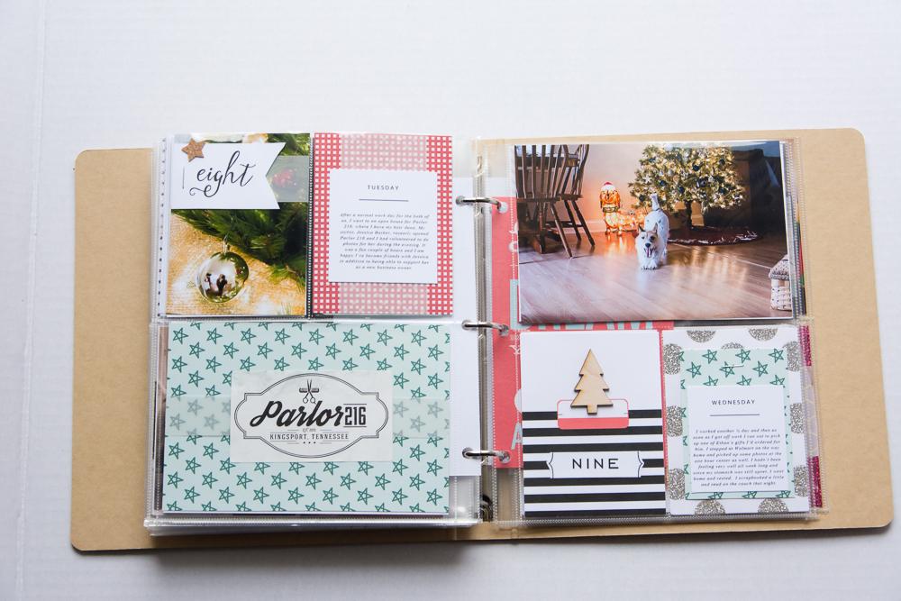 2015 December Daily® | A 6x8 Pocket Page Holiday pocket page scrapbook by Turquoise Avenue