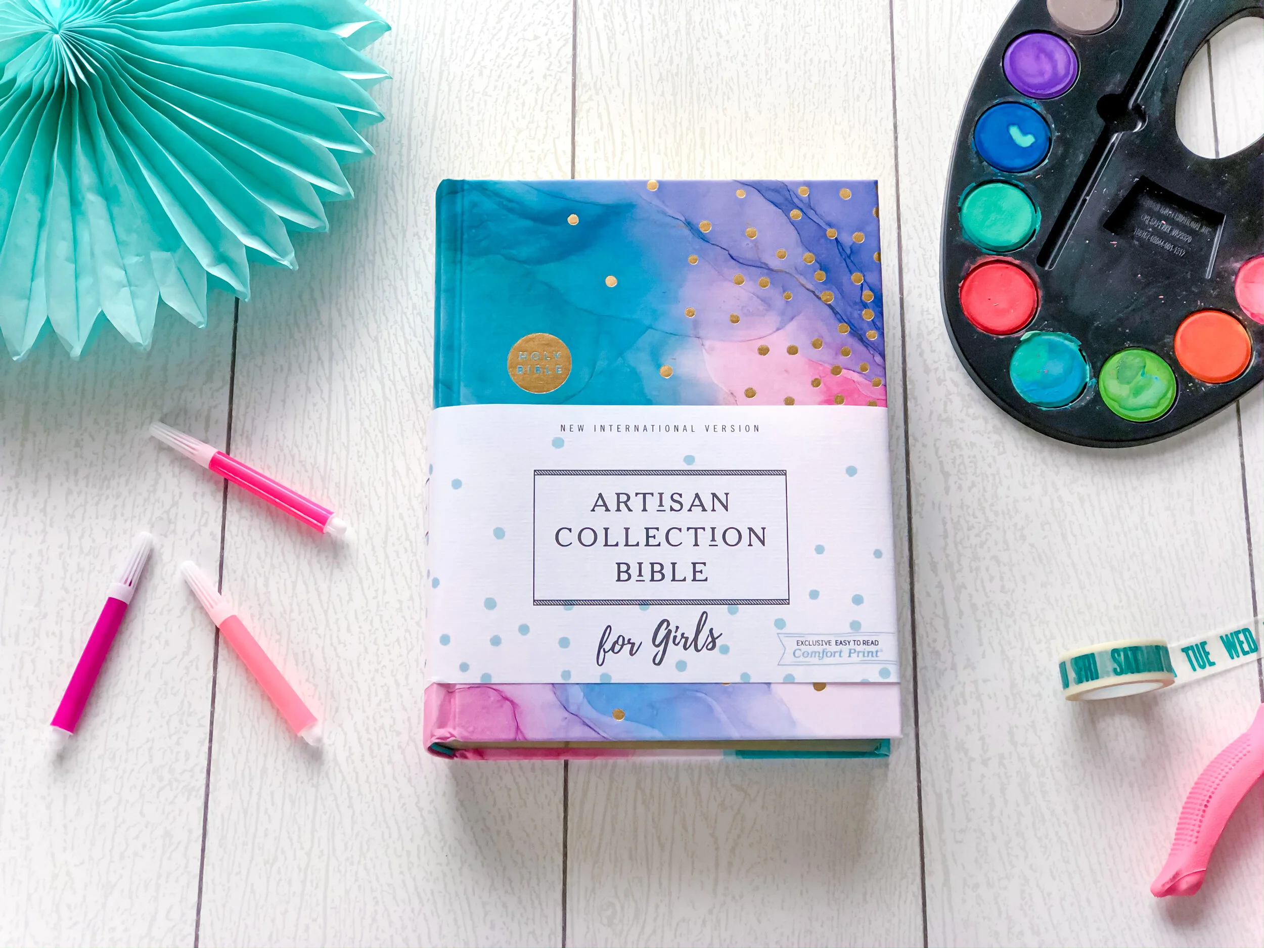 The Artisan Collection Bible for Girls | A New International Version Journaling Bible from Zonderkidz (Includes Bible Journaling Supply Suggestions!)