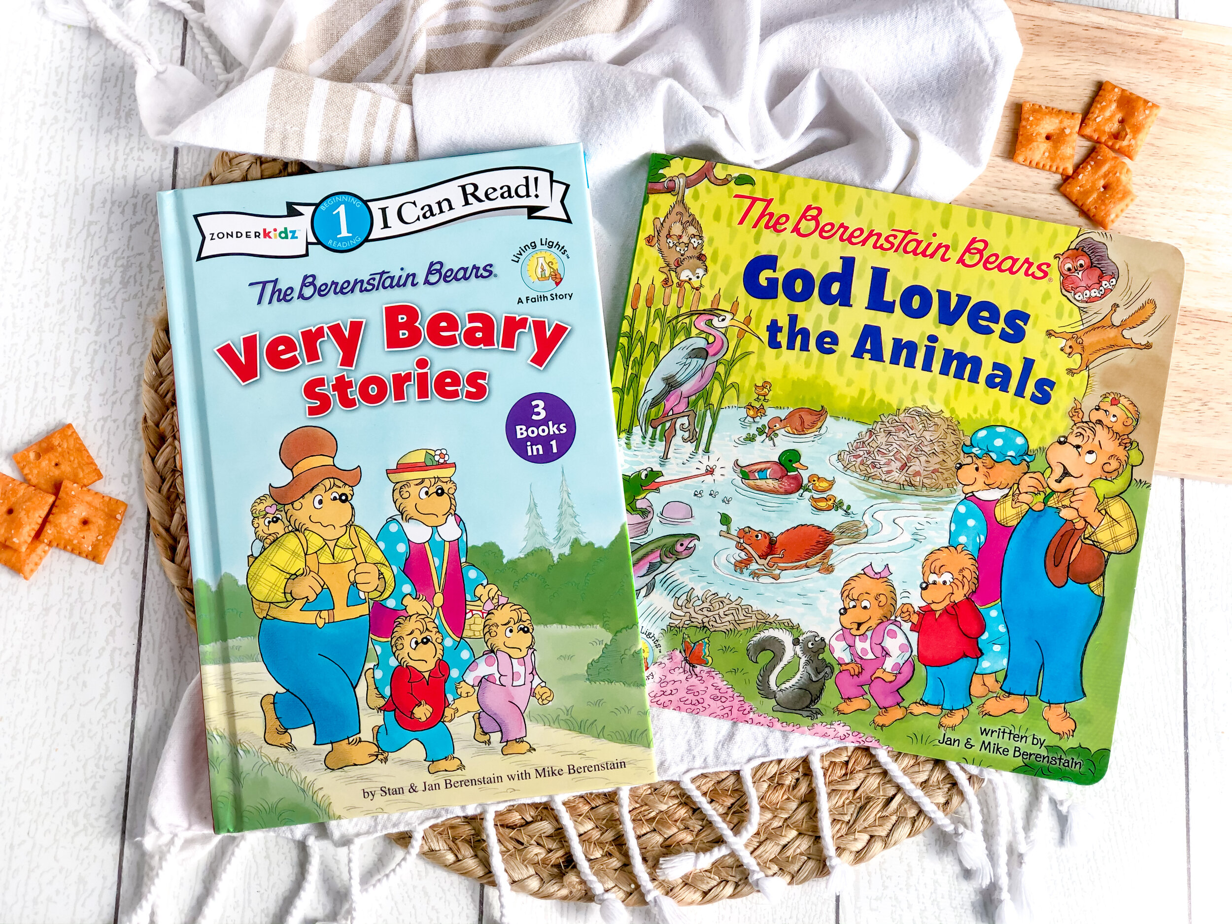Introducing The Berenstain Bears: God Loves The Animals, PLUS I Can Read! The Berenstain Bears: Very Beary Stories and I Can Read! My Illustrated Bible for Beginning Readers