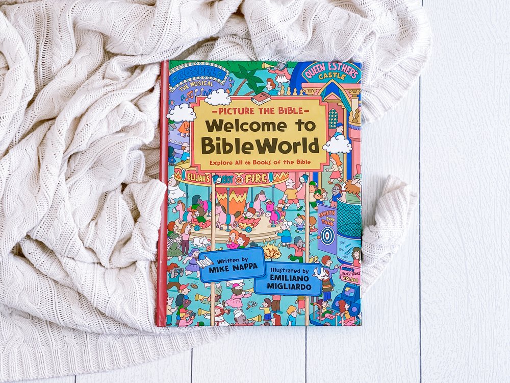 Introducing Picture The Bible: Welcome to Bible World, A Seek and Find Activity Book From The GoodBook Company!