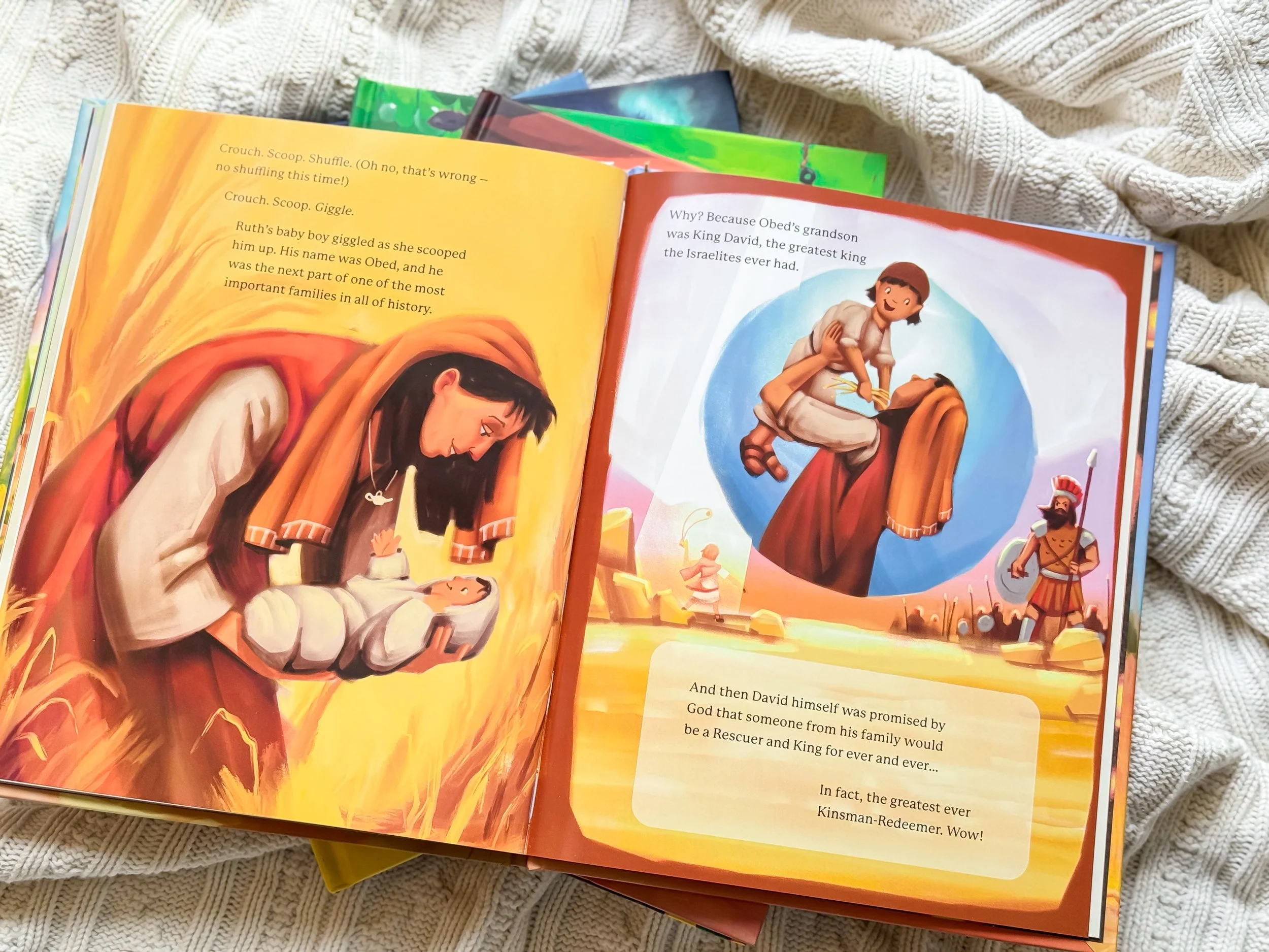 Inside Illustration of Jesus Moments Ruth by Alison Mitchell Children's Christian Book Old Testament Story