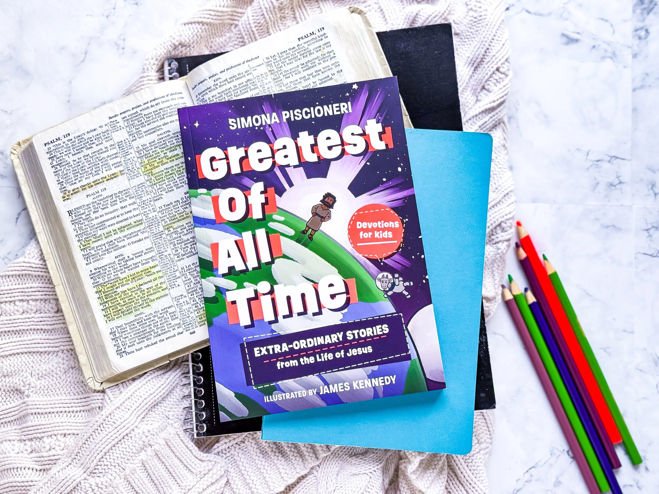 For Kids: Greatest of All Time by Simona Piscioneri | Extra-Ordinary Stories from the Life of Jesus, A Devotional