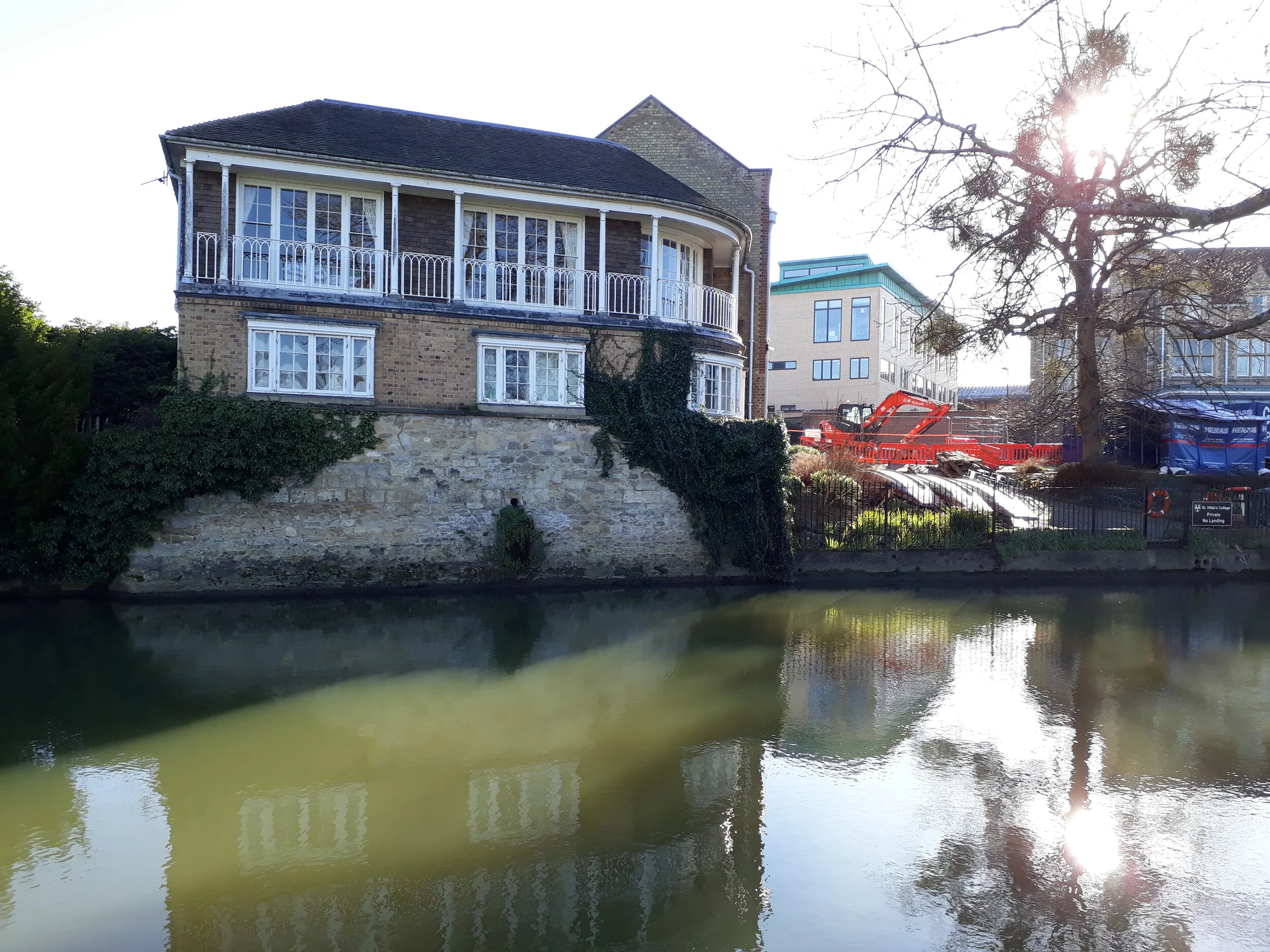 The site before development