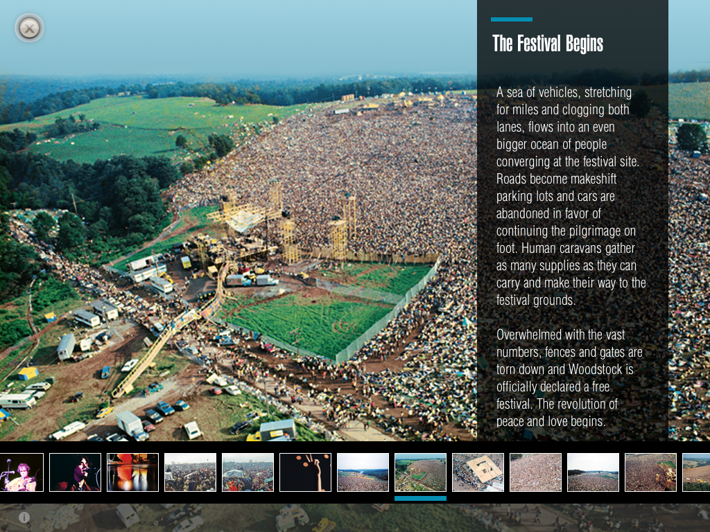 On the Way to Woodstock app