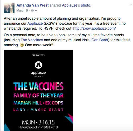 Applauze Presents: SXSW 2015