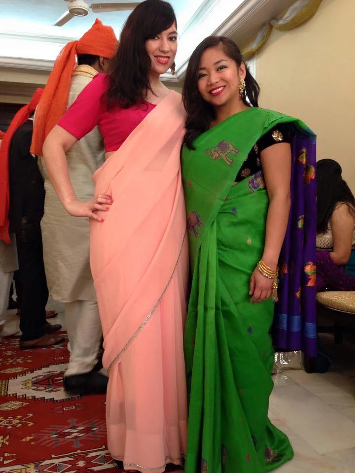 Steena & I in Mumbai, 2014