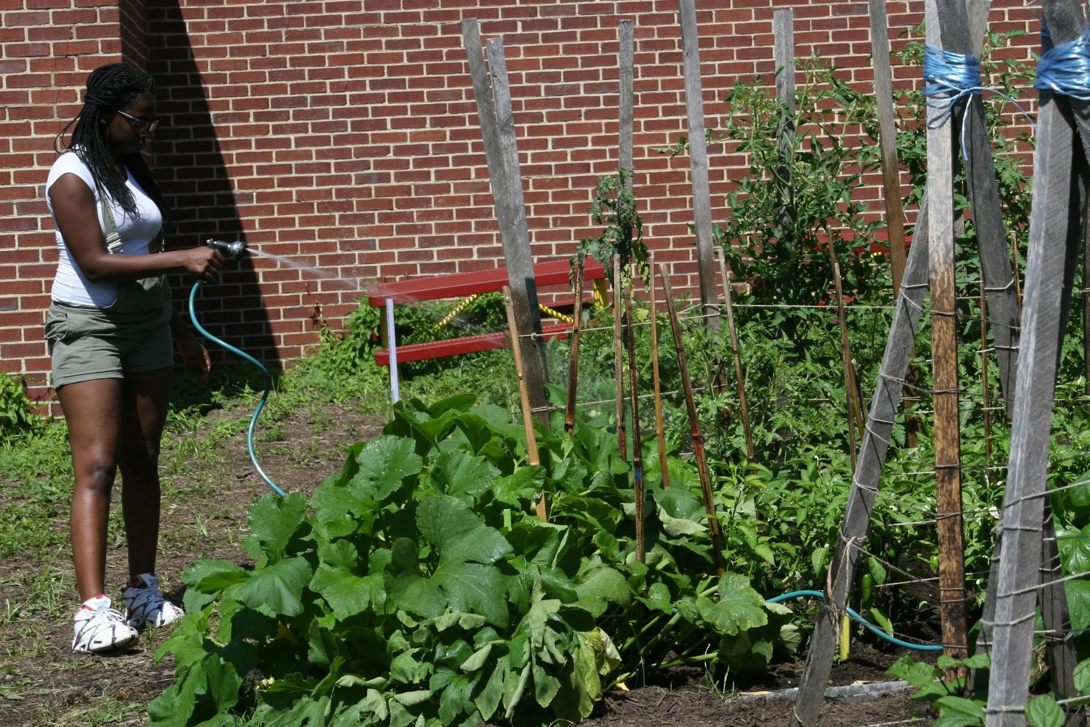 First Spring Work Day at Eastern Senior High School with Sweet Green! Volunteers needed!