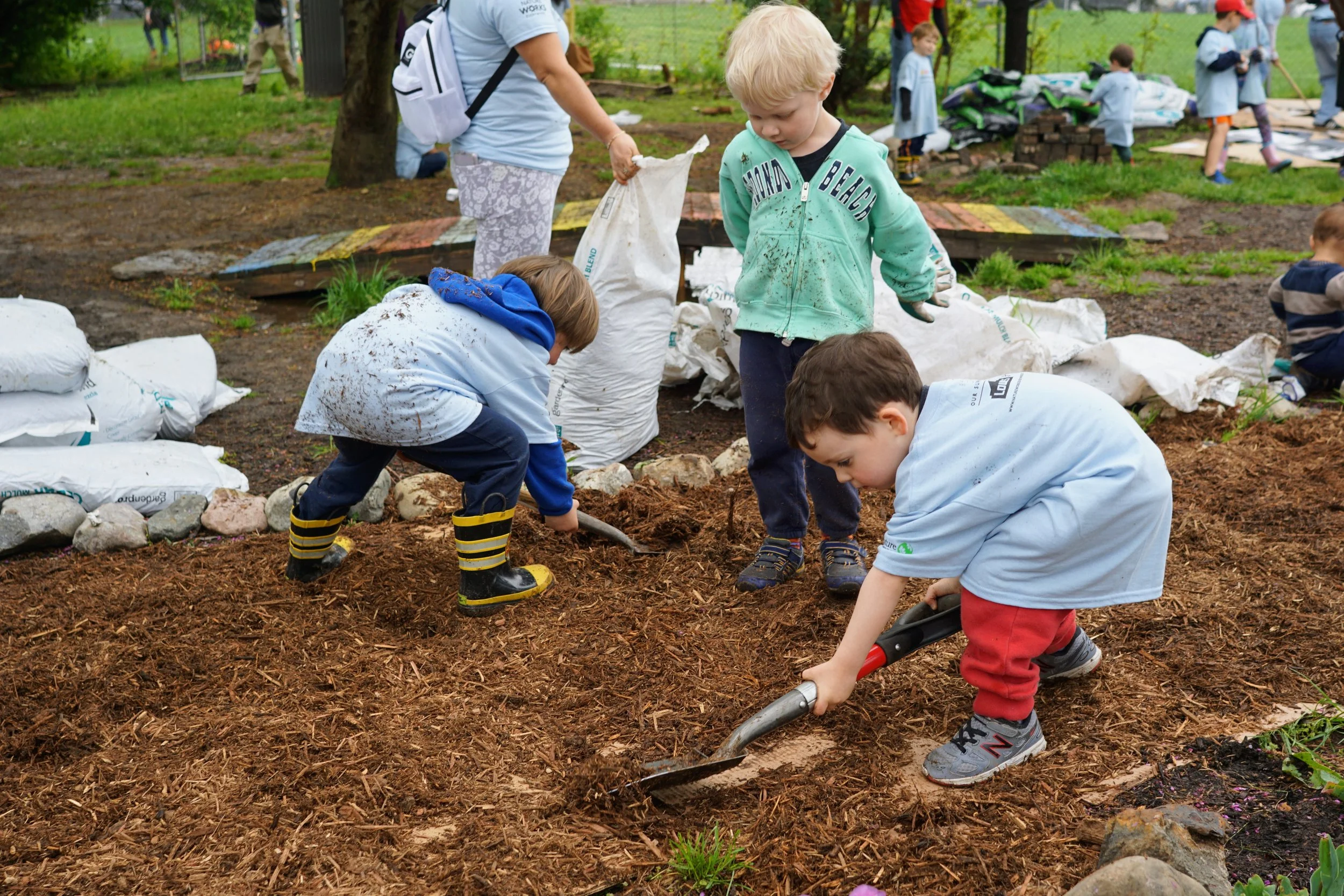 Seaton Elementary School Garden Workday