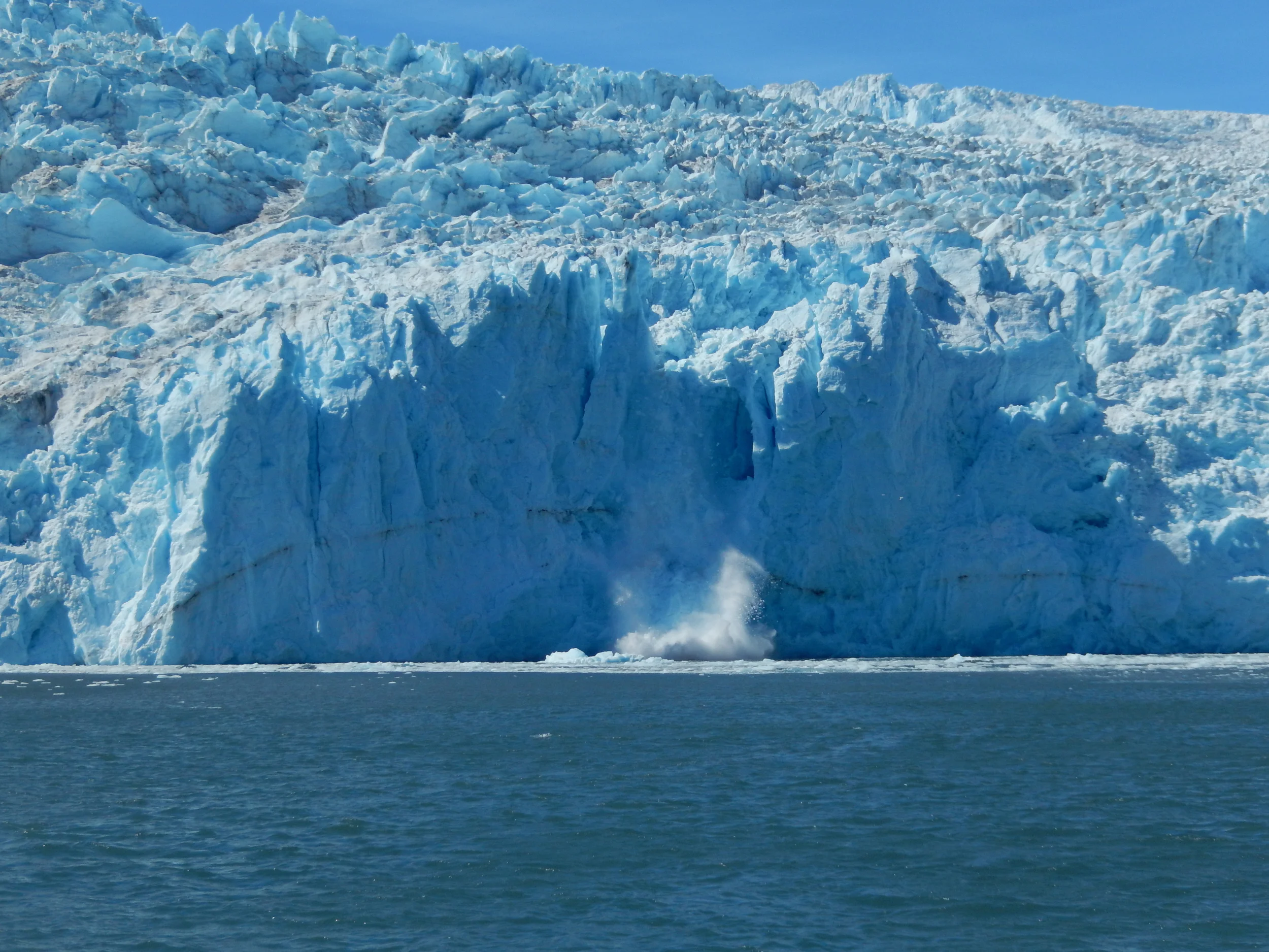 fortunate enough to see lots of glacier activity 
