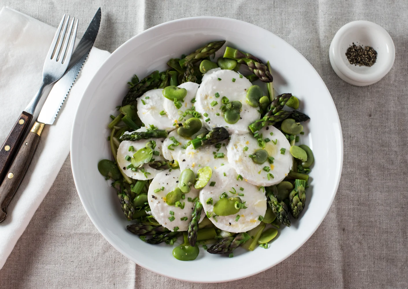 Asparagus & Mozzarella